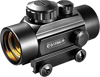Barska Red Dot Sight – Compact Optical Sight with Adjustable Brightness – Durable, Waterproof, Lightweight Design