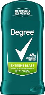 Degree Men Original Protection Antiperspirant Deodorant 48-Hour Sweat and Odor Protection Extreme Blast Antiperspirant For Men 2.7 oz, Pack of 6