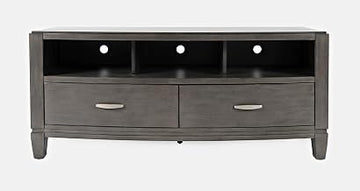 Jofran Scarsdale Contemporary Media 60'' TV Stand Console, L x 18''W x 26''H, Design-1