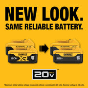20V MAX 5 Ah Lithium Ion Battery 2-Pack () by DEWALT – 20V MAX, Plastic, Black/Yellow, Pack of 2, Model DCB205-2
