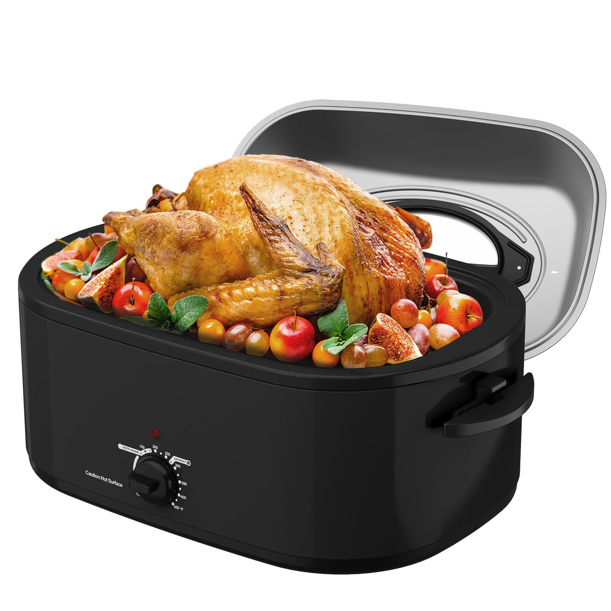 Sunvivipro Roaster Oven, 28 Quart, Black