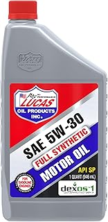 Lucas Oil 10049 Full Synthetic SAE 5W-30 Motor Oil - 1 Quart
