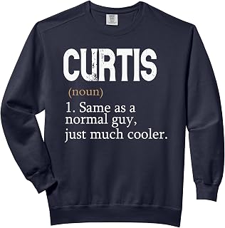 CURTIS Same As A Normal Guy Just Much Cooler Personalized Comfort Colors Adult Sweatshirt