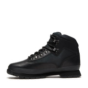 Men's Euro Hiker Lace Up Hiking Boot by Timberland – 7.5, Leather, Black Nubuck