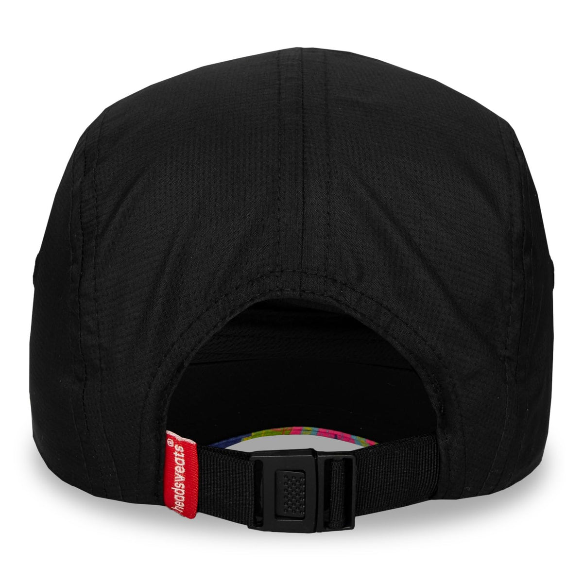 Run The World Collection Running Hat by Headsweats – Polyester, Black/New York City