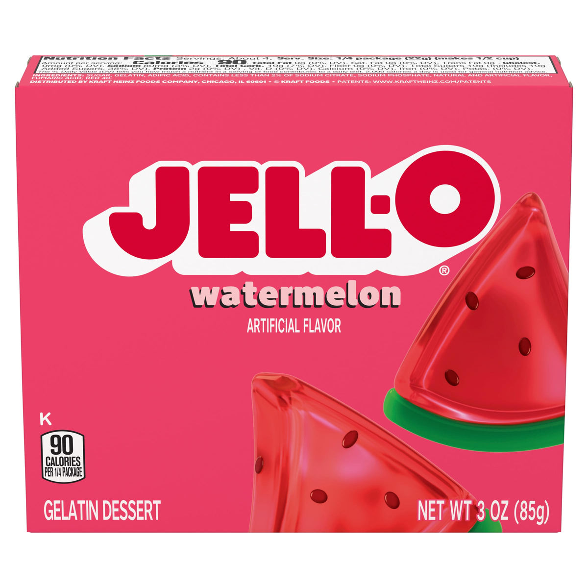 Gelatin Dessert Mix by Jell-O – 3 Ounce (Pack of 3), Pack of 3