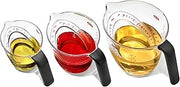 OXO Good Grips Angled Measuring Cups with Markings, Multi Size 3-Piece Set