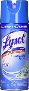 Lysol Surface Disinfectant Liquid 12.5 oz. Can Spring Waterfall Scent 1 Ct RAC02845