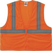 Ergodyne unisex adult Vest, Mesh, 2, Reflective Safety Vest High Visibility