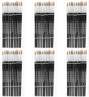 CLI CHL73507-6 Charles Leonard Water Color Paint Brushes, 3/4-Inch Camel Hair, #7, 12 Per Set, 6 Sets