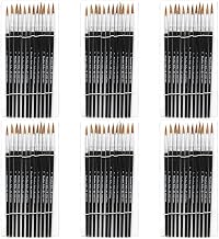 CLI CHL73507-6 Charles Leonard Water Color Paint Brushes, 3/4-Inch Camel Hair, #7, 12 Per Set, 6 Sets