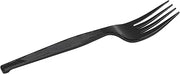 Dixie 6" Heavy-Weight Polypropylene Plastic Fork by GP PRO (Georgia-Pacific), Black, PFH51, (Case of 1,000)