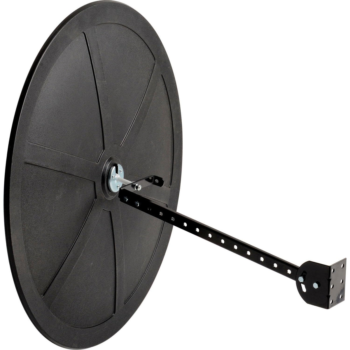 Round Impact-Resistant Acrylic Convex Mirror by Global Industrial – 36.5"L x 6"W, Acrylic, Silver, Model IC3600(NR490126)