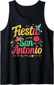 Fiesta Squad San Antonio Texas Cinco De Mayo Lets Fiesta Tank Top
