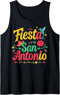 Fiesta Squad San Antonio Texas Cinco De Mayo Lets Fiesta Tank Top