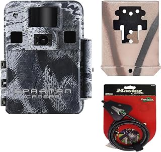 Spartan Eclipse Advanced Blackout IR Wide Angle Non Cellular Trail Camera with Spartan Eclipse Security Box and Python Locking Cable