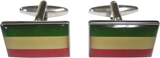 Kiola Designs Federal Democratic Republic of Ethiopia Flag Cufflinks