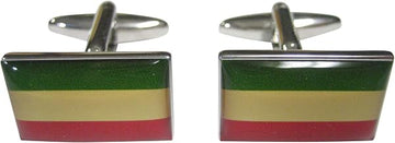 Kiola Designs Federal Democratic Republic of Ethiopia Flag Cufflinks