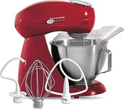 Hamilton Beach All-Metal 12-Speed Electric Stand Mixer, Tilt-Head, 4.5 Quarts, Pouring Shield, Red