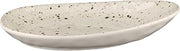 Elite Global Solutions D1172OV-CC Oval Plate, 11 1/4" x 7 1/2" x 2" h., Melamine, Chocolate Chip (Pack of 6)