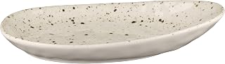 Elite Global Solutions D1172OV-CC Oval Plate, 11 1/4" x 7 1/2" x 2" h., Melamine, Chocolate Chip (Pack of 6)