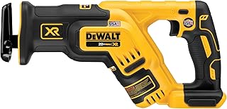 DEWALT 20V MAX XR Reciprocating Saw Cordless, Brushless, Compact,Variable Speed, Pivoting Head, LED Light, Tool Only (DCS367B)