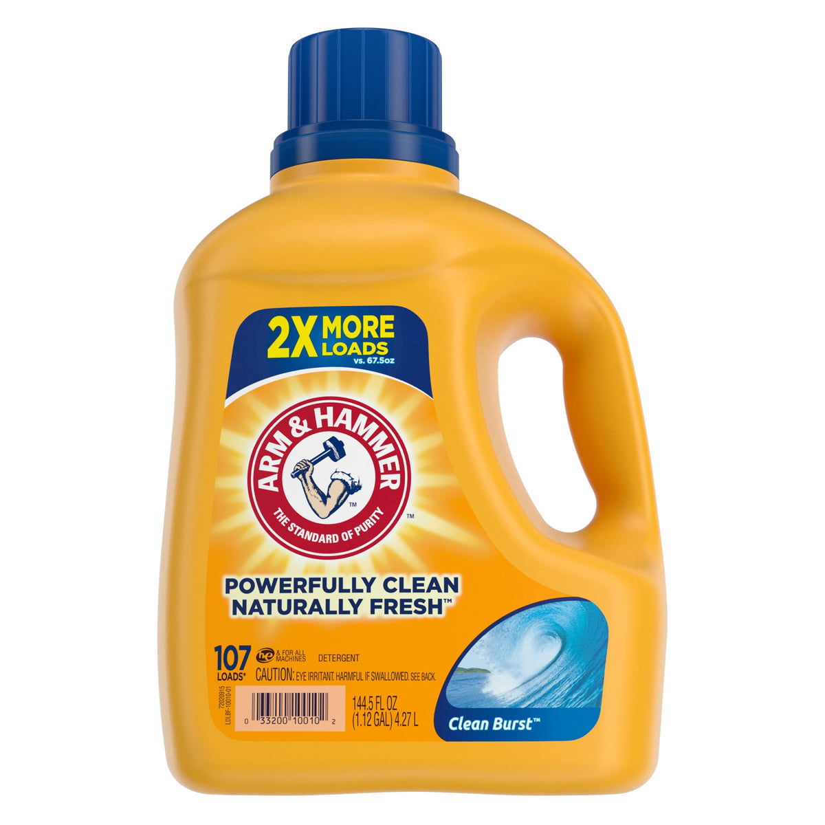 ARM & HAMMER Clean Burst / 144.5 Fl Oz (Pack of 1) / 1 Liquid Detergent