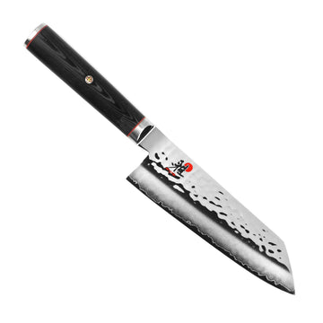 Mizu SG2 6.5" Bunka Knife by MIYABI – 6.5", Premium SG2 Micro-Carbide Powder Stainless Steel, Black, Model 1034071