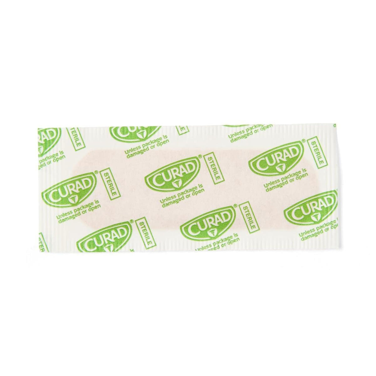 CURAD Plastic Adhesive Bandages by Medline – 1"x3", Plastic, Natural, Pack of 100, Model NON25600Z