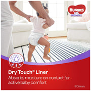 Little Movers Diapers by HUGGIES – Size 6, Polyester, White, Model 10036000497462