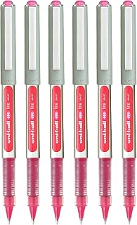 Uni-Ball Eye UB157 Roller Pen (Pink Ink, Pack of 6)
