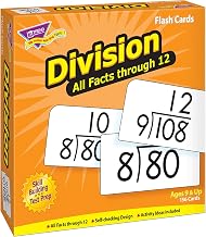 Trend Enterprises: Division All Facts Through 12 Skill Drill Flash Cards, Exciting Way for Everyone to Learn, Great for Skill Building and Test Prep, 156 Cards Included, Ages 9 and Up