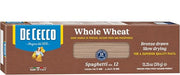 De Cecco Whole Wheat Pasta, Spaghetti, 13.25 Ounce (Pack of 12),VIP0012
