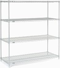 Global Industrial Chrome Wire Shelving, 60"W X 18"D x 54"H