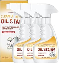 Clean Up Kitchen Oil Stains,120ml Kitchen Foam Spray Cleaners, for Kitchens, Countertops, Range Hoods, Ovens (3)