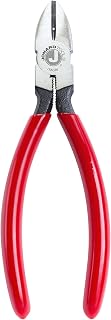 Jonard Tools Jonard DIAGB6 Tapered Nose Skinning and Stripping Diagonal Plier with Red Plastic Handle, 6-1/2" Length