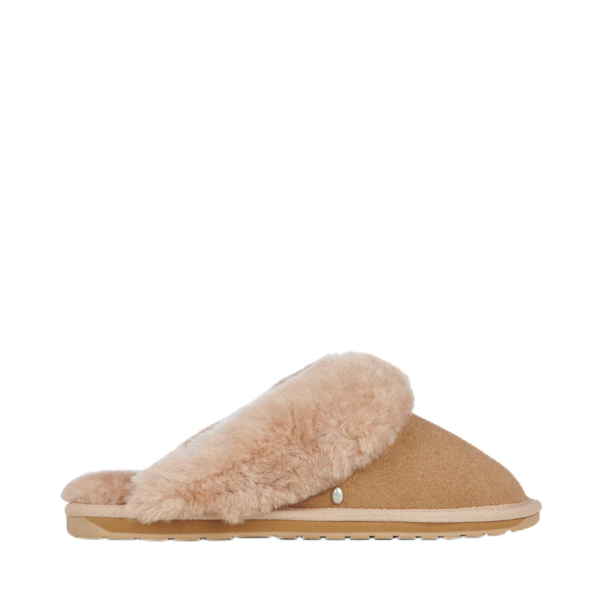 Australia - Jolie Womens Slipper by EMU – 9, Leather, Camel, Model 195283044343
