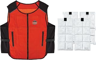 Ergodyne Chill-Its 6260 Lightweight Phase Change Cooling Vest with Rechargeable Packs