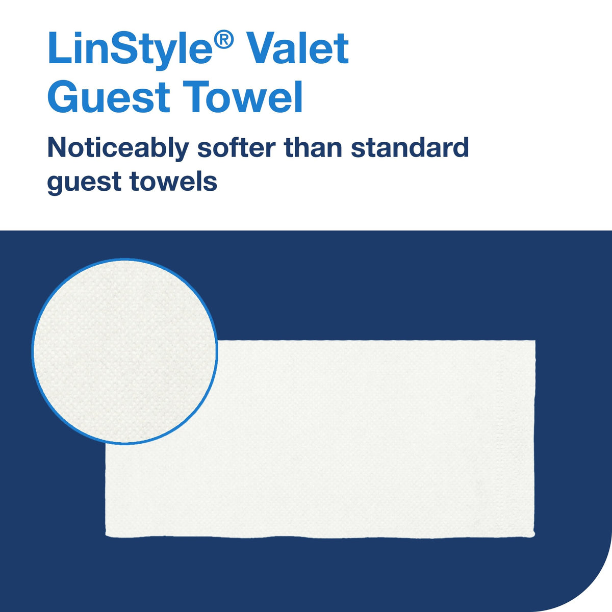 Tork LinStyle Valet Guest Towel White – 1/6 Fold, 5 x 100 Towels, 716001