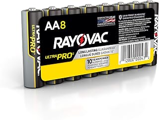 Rayovac Ultra Pro Alkaline AA Batteries, 8 Pack