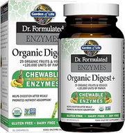Garden of Life Dr. Formulated Digest+ Enzymes with Papain & Bromelain, 90ct
