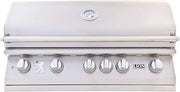 Lion L90000 40-Inch Built-in Natural Gas Grill with Rear Infrared Burner