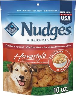 Blue Buffalo Nudges Homestyle Chicken Dog Treats, 10 oz