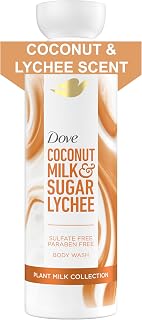 Dove Plant Milk Body Wash Coconut & Lychee, I Plant milk body 17.5 fl oz