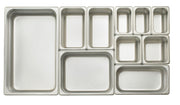 Winco 2.5" Deep / 1 / Stainless Steel Storage & Transport