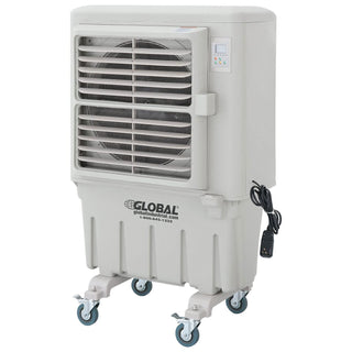 20" Evaporative Cooler Fan by Global Industrial – 18"L x 33"W x 55"H, Abs Plastic, White, Model 600580