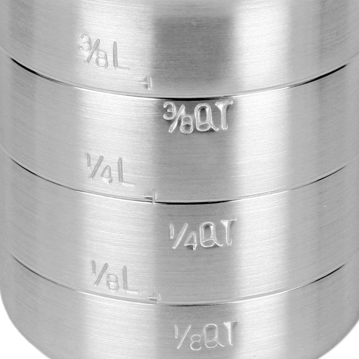 Measure Cup.5 Quart by Thunder Group – .5 Quart, 0.5 quarts, Aluminum, Silver, Model ALKAM005