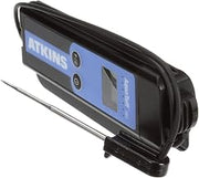 Atkins AquaTuff Waterproof Thermocouple Thermometer with Wrap and Stow DuraNeedle Probe by Cooper – Black, Model 35132