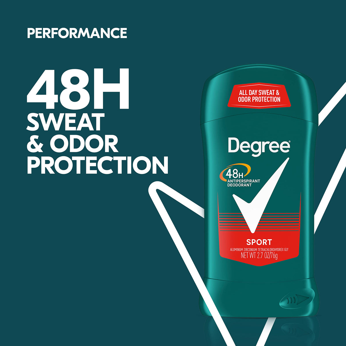 Degree 2.7 Ounce (Pack of 4) / Fragranced / Light Green Antiperspirant Deodorant