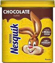 Nesquik Powder Chocolate Milk Mix, 20.1 Oz, 12 Pack | Chocolate flavor powder drink mix; 12 x 20.1 oz canisters